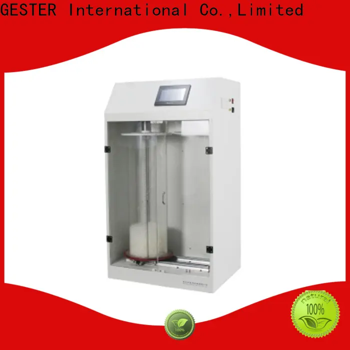 GESTER digital air permeability tester procedure for lab 1