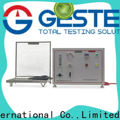 GESTER Vertical Flammability Chamber procedure for test 1
