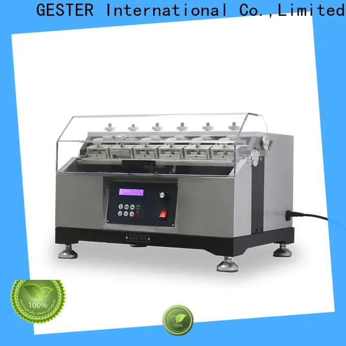 GESTER din abrasion resistance tester price list for footwear 1