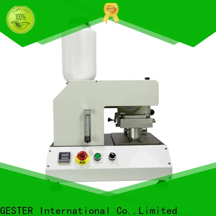 GESTER Instruments water permeability test for fabric procedure for lab 1