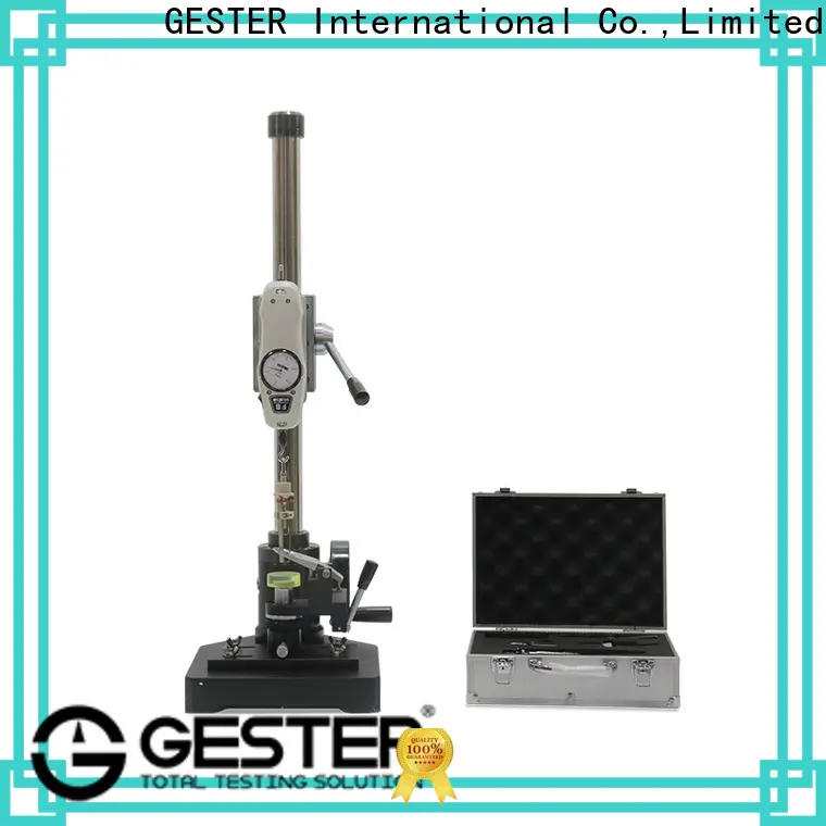 GESTER Instruments button pull test machine procedure standard for test 1
