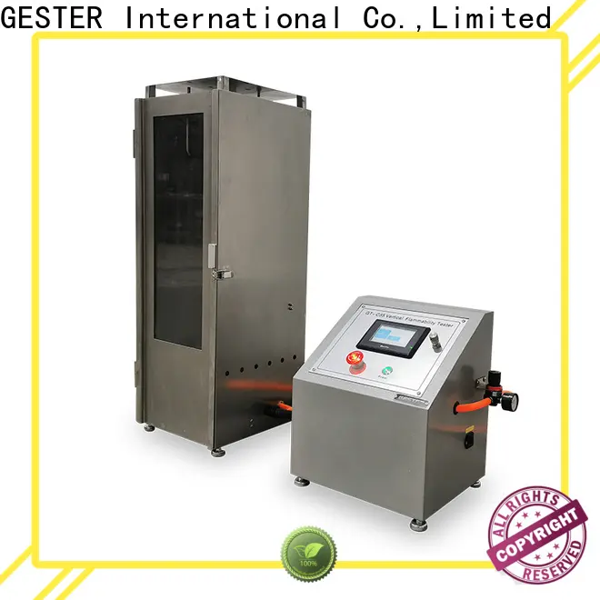 GESTER Instruments customized flammability test standard for textile 1