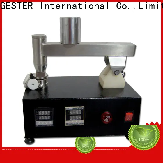 GESTER Instruments custom water permeability tester procedure for test 1