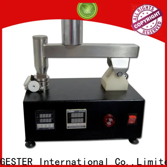 New abrasion test manufacturers for test 1