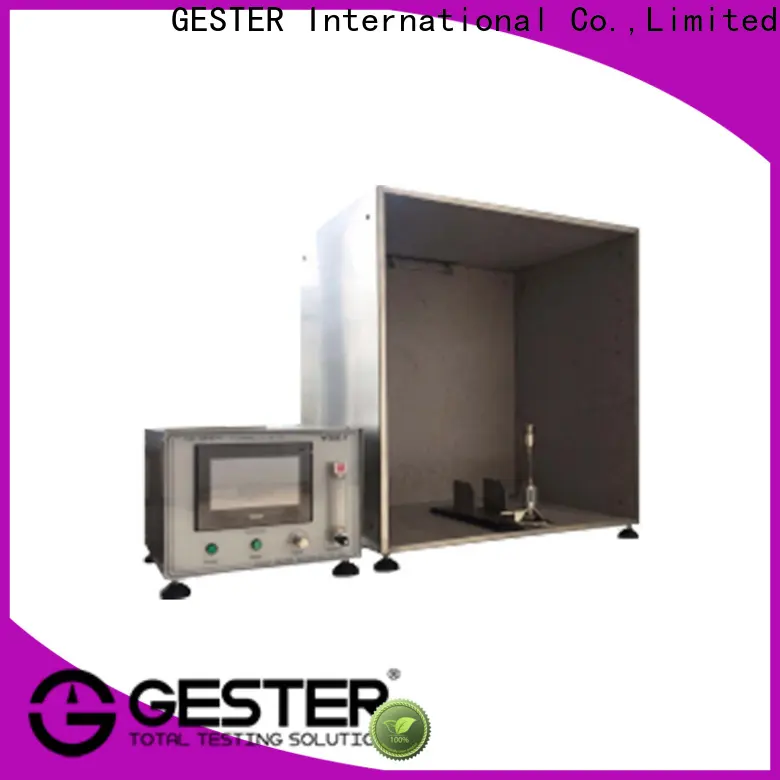 GESTER Instruments wholesale Vertical Flammability Chamber factory for test 1