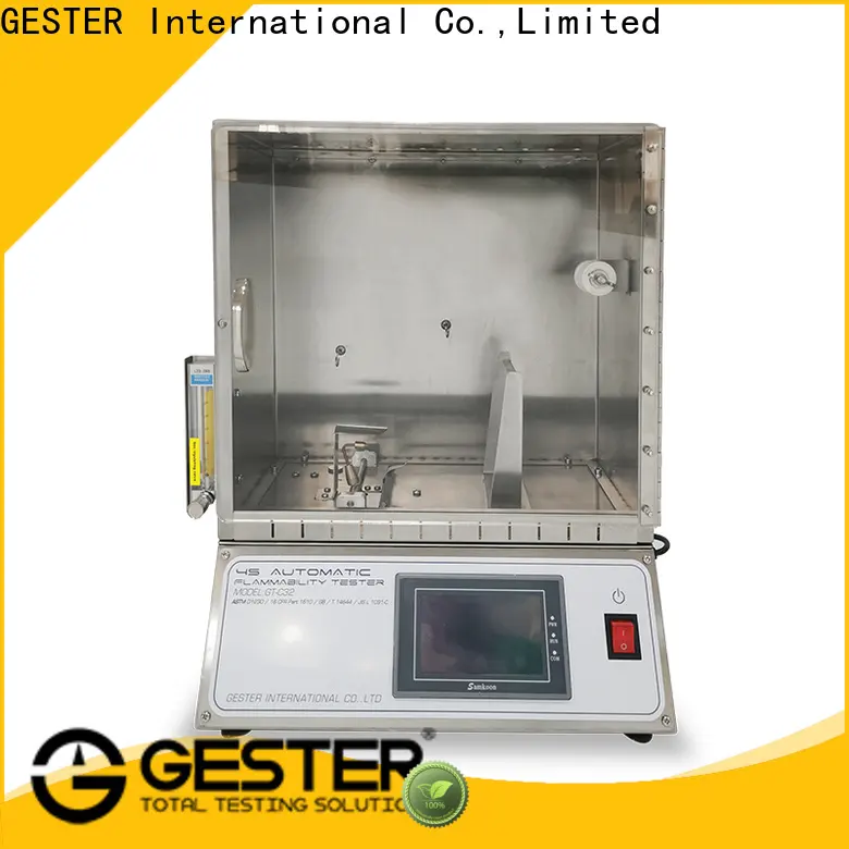 GESTER Instruments customized BS5852 Flammability Tester company for fabric 1