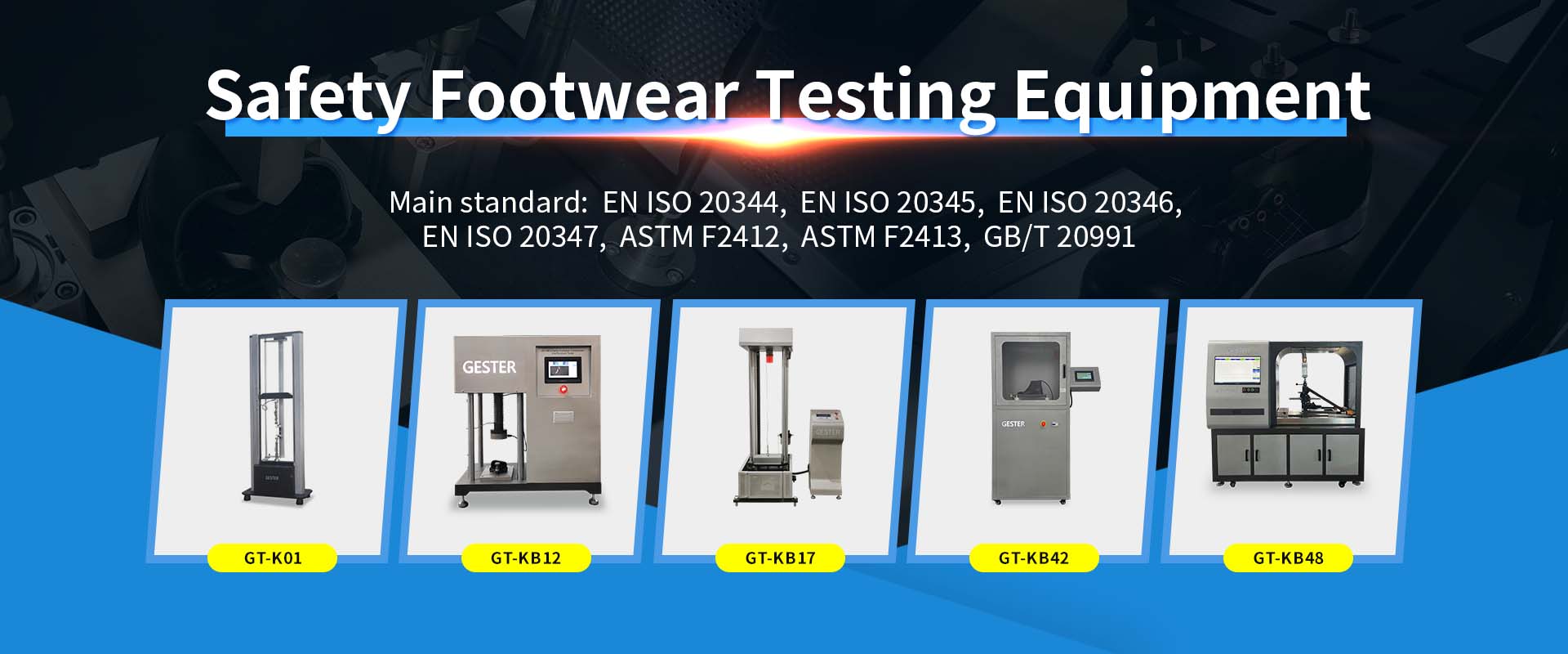 Footwear testing equipment