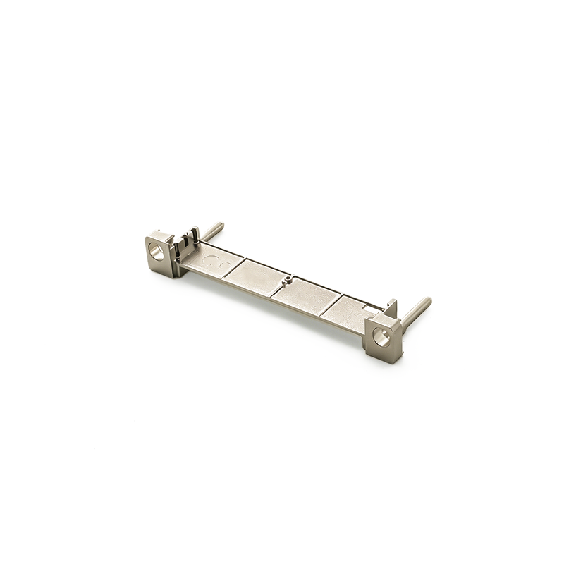 Custom Connector Retention Bracket with Dual Guide Pins | GW Diecasting