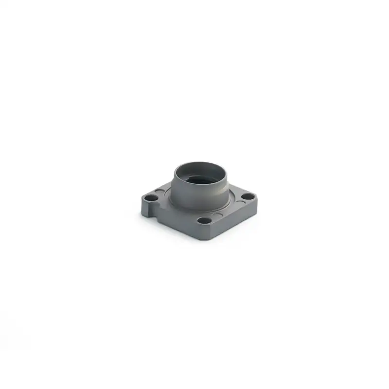 Custom Precision Die-Cast Square Flange Mounting Base for Optical Communication Equipment 1