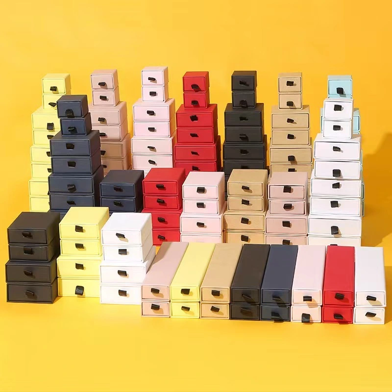 Custom Logo Rigid Paper Sliding Drawer Jewelry Gift Box Packaging 1