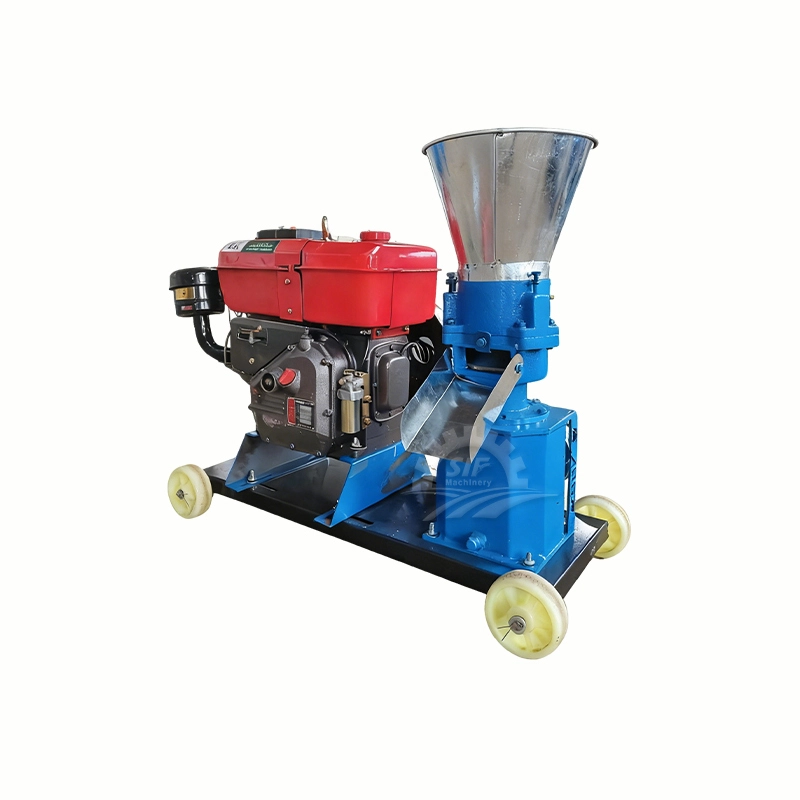 Machine à granulés pour aliments pour animaux SIF (bovins, volailles, poissons) - Options d'alimentation diesel et électrique 1