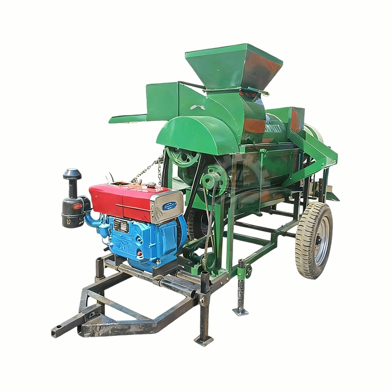 STM900 Multi-Crop Threshing Machine - 1000-3000kg/h Capacity for Corn Wheat Rice Soybean Sorghum Millet & Vegetable Seeds 1