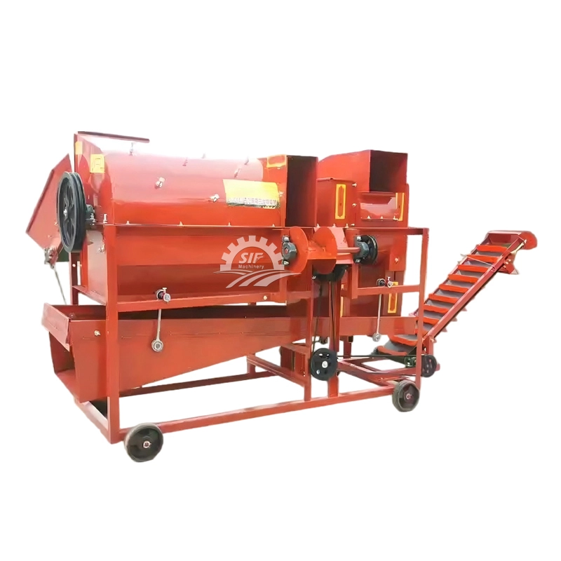 Ramasseuse automatique d'arachides avec ensacheuse - Récolteuse d'arachides facile à utiliser pour vignes humides et sèches 1