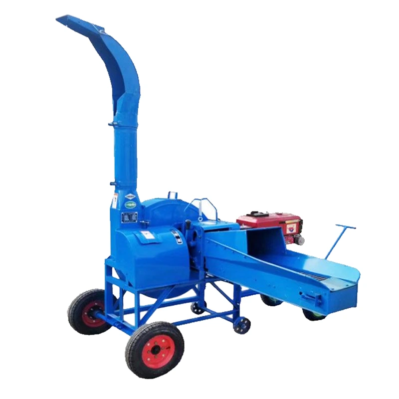 Machine à couper le fourrage de 4,5 tonnes : option électrique-diesel, 4,5 à 6,5 tonnes/heure, longueur réglable 1