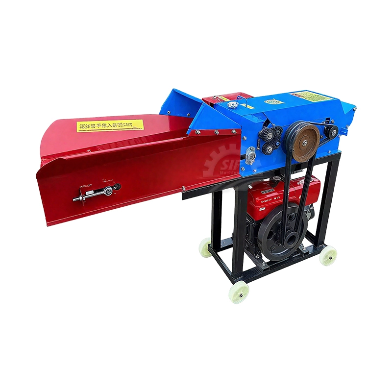 Machine de coupe de paille de 2,8 à 6,8 tonnes/h : paille d’herbe/de maïs, 6 lames pour l’alimentation du bétail 1