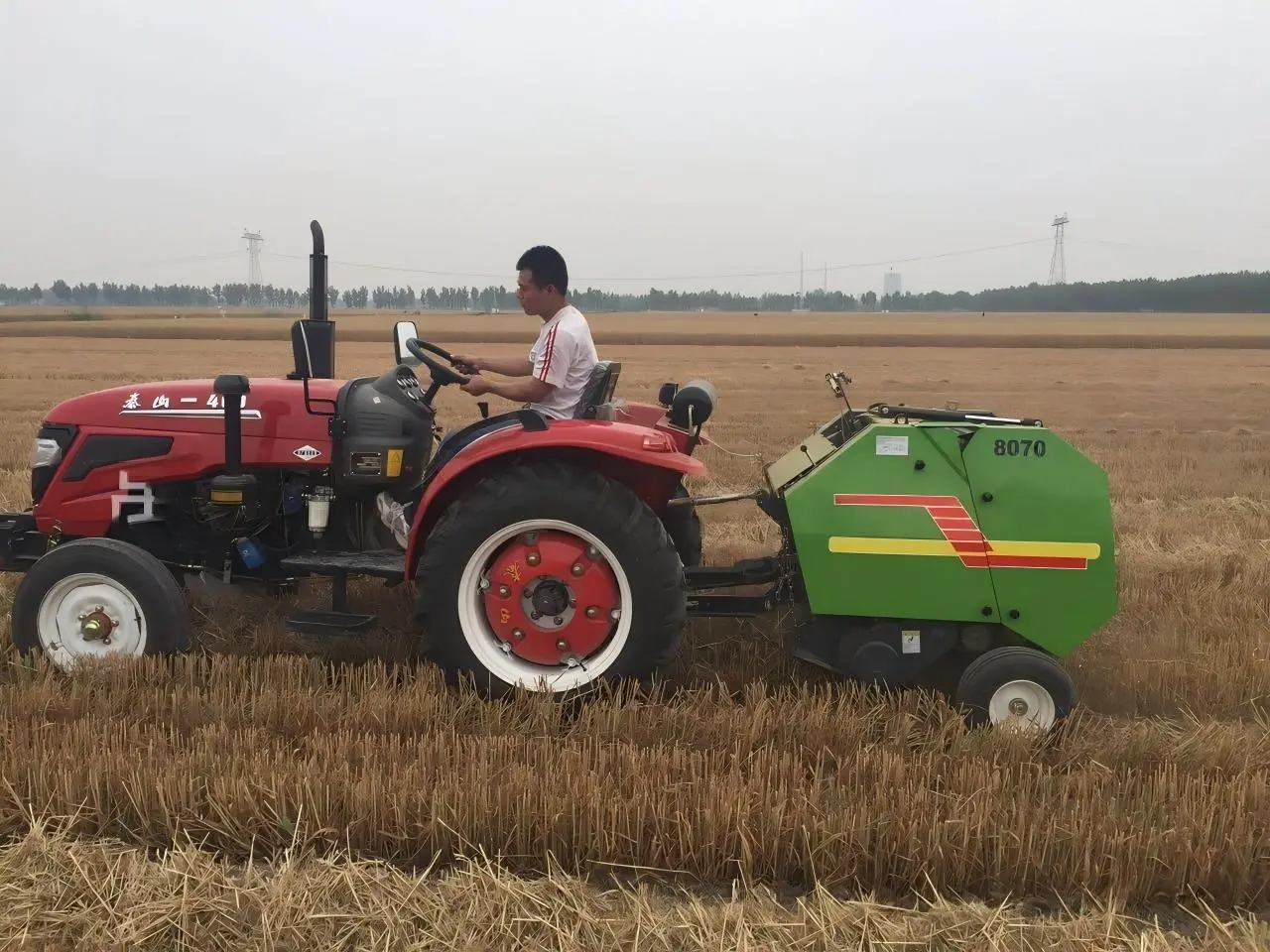 SH8050 Round Straw Pick-up Baler Agricultural Hay Baler 1