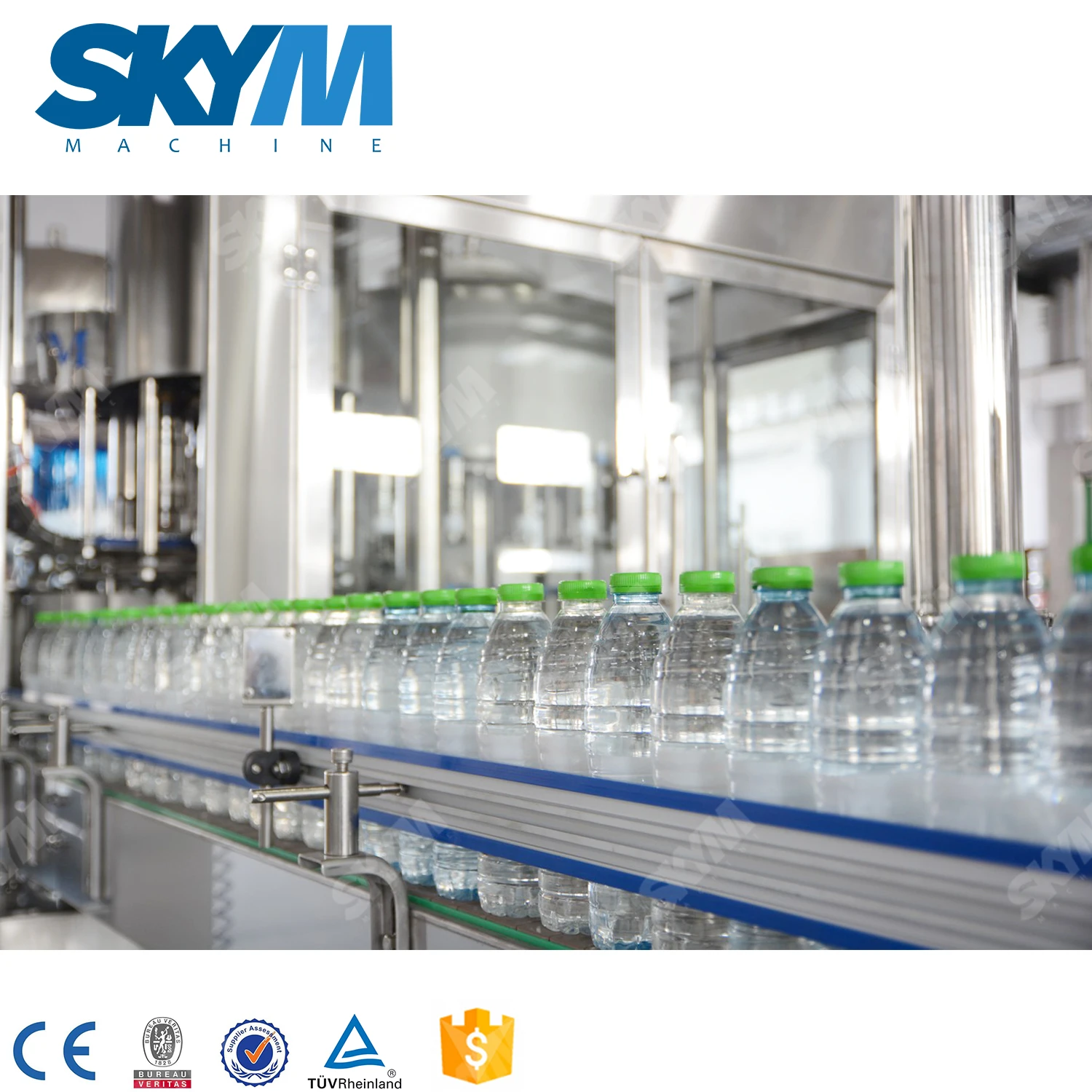 Automatic 3 in 1 Bottle Water Filling Machine 12