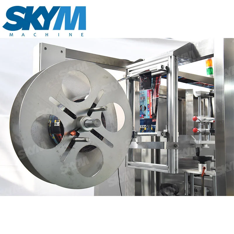 Mesin Pelabelan Otomatis PVC Label Shrink Sleeve dengan Terowongan Penyusutan 1