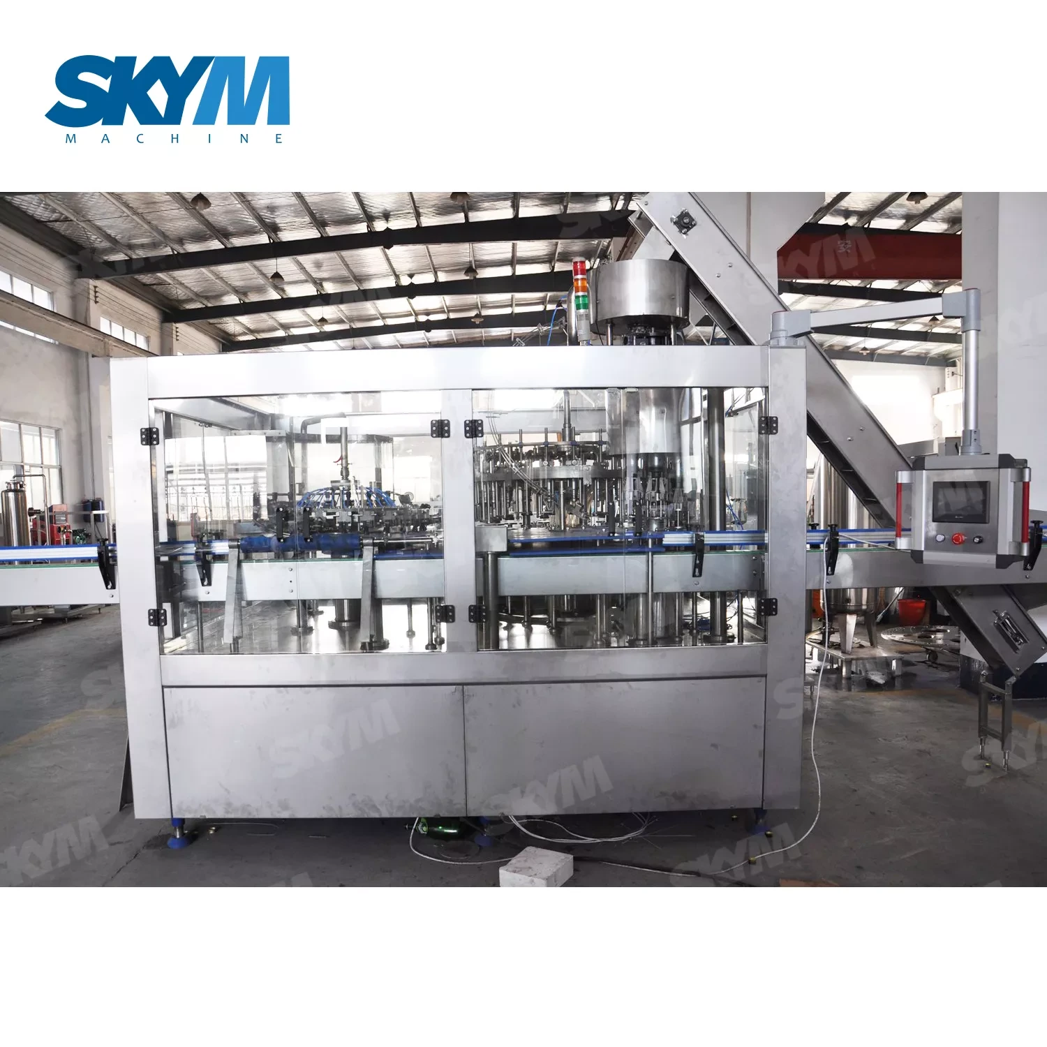 32 Heads Whisky Round Bottle Filling Machine 1