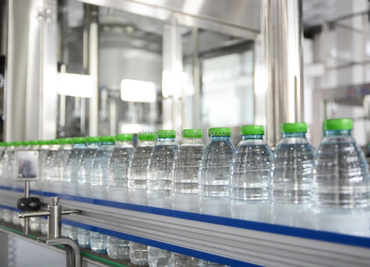 500ml Plastic Bottle Drinking Beverage Pure Mineral Water Bottling Filling Machine  12