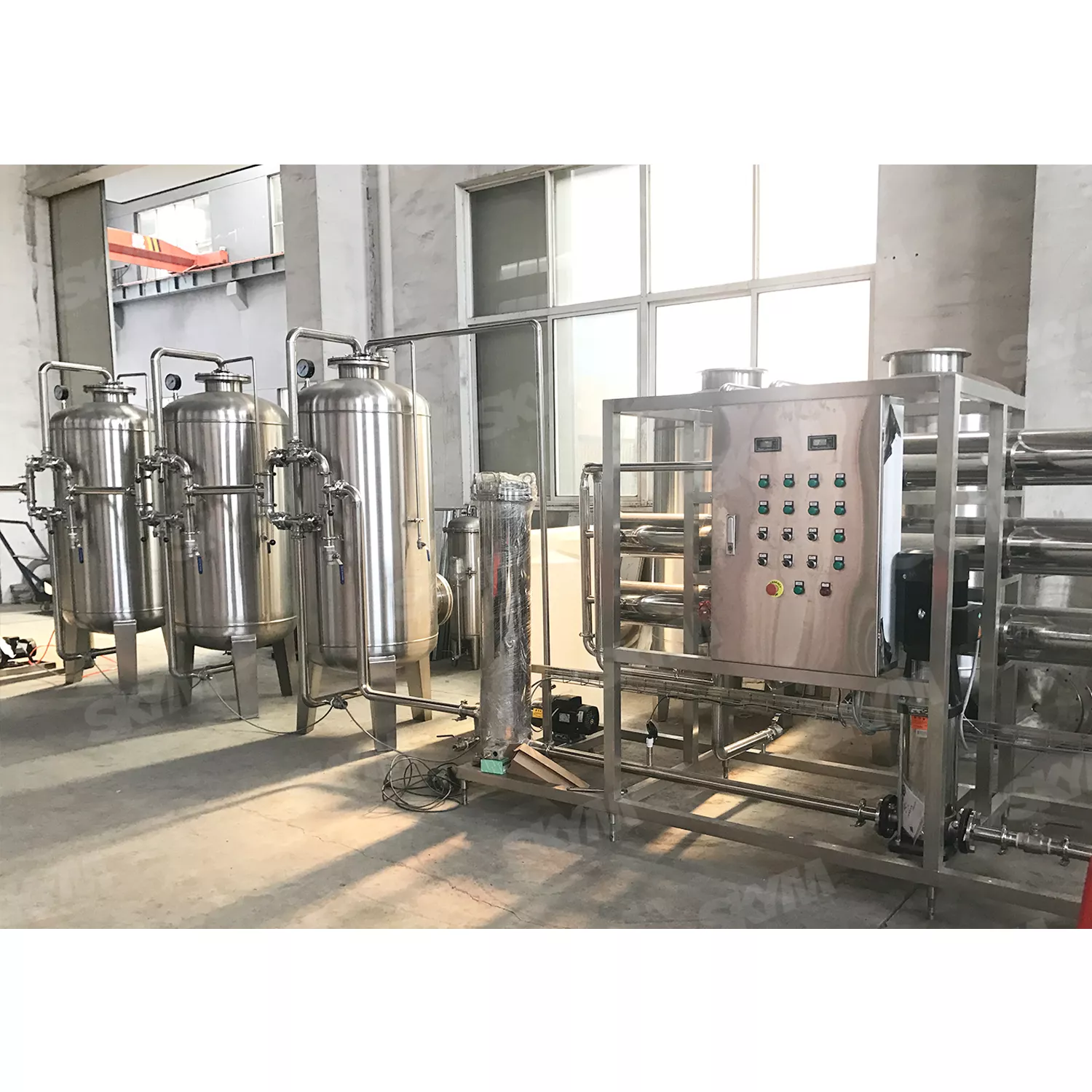 Filter Machine Fill Drinking Water Filter Treatment Plant Production Filling Line From ...