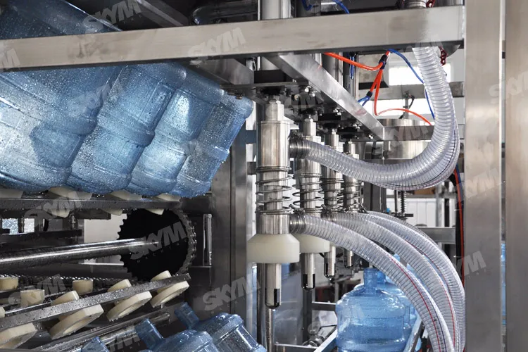 Automatic Pure Water Washing Filling Capping Machine 5 Gallon Filling Machine 11