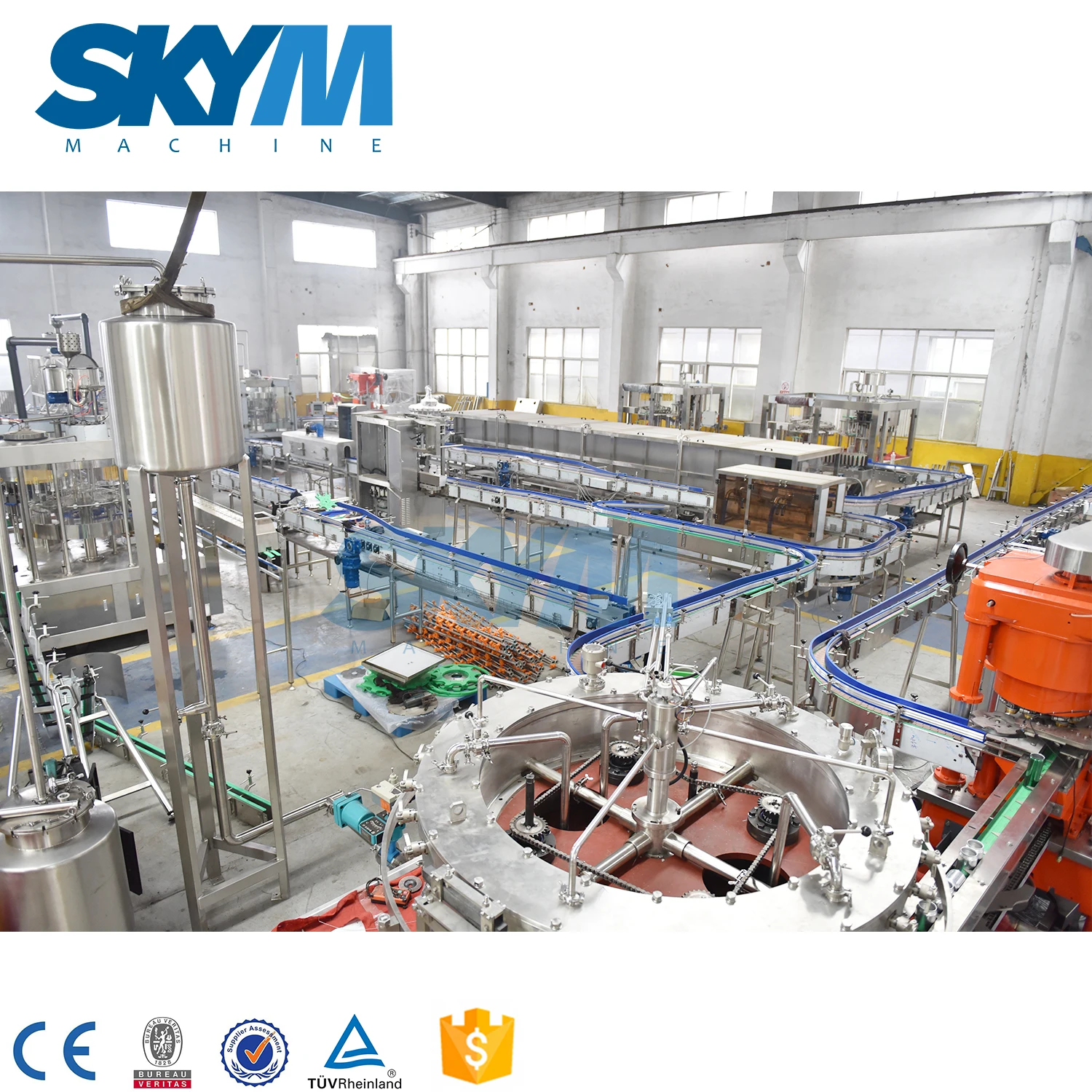 Aluminum Cans Tins Beer Carbonated Beverage Bottling Equipment 15