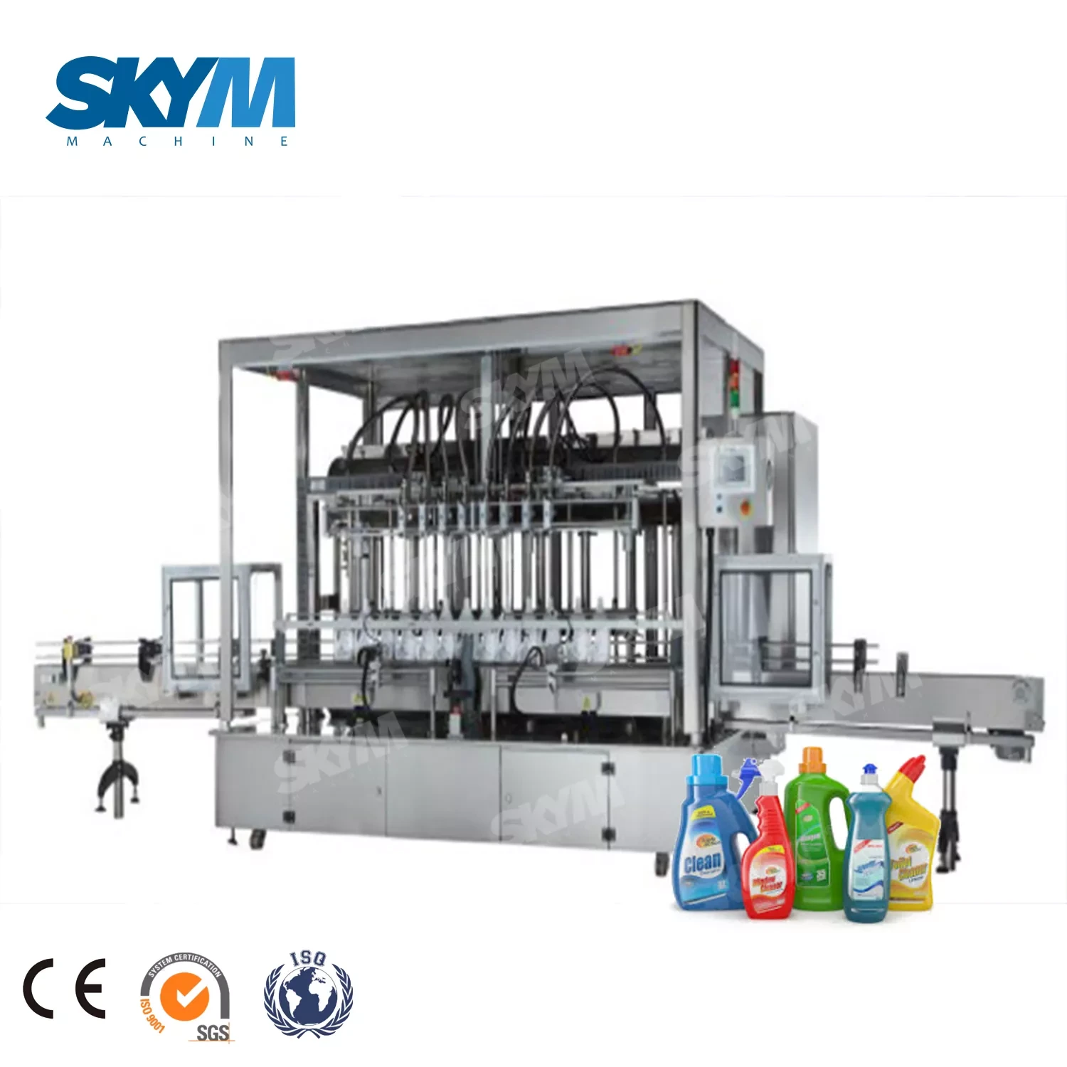 High Speed Plastic Bottle Detergent Filler Equipment/plant 1