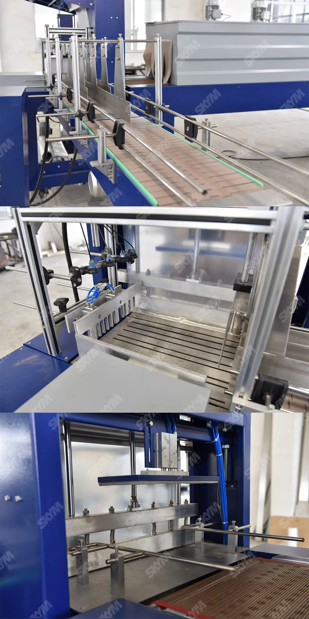 Blank PE Film Beverage Bottles Shrink Wrapping Packaging Machine 9