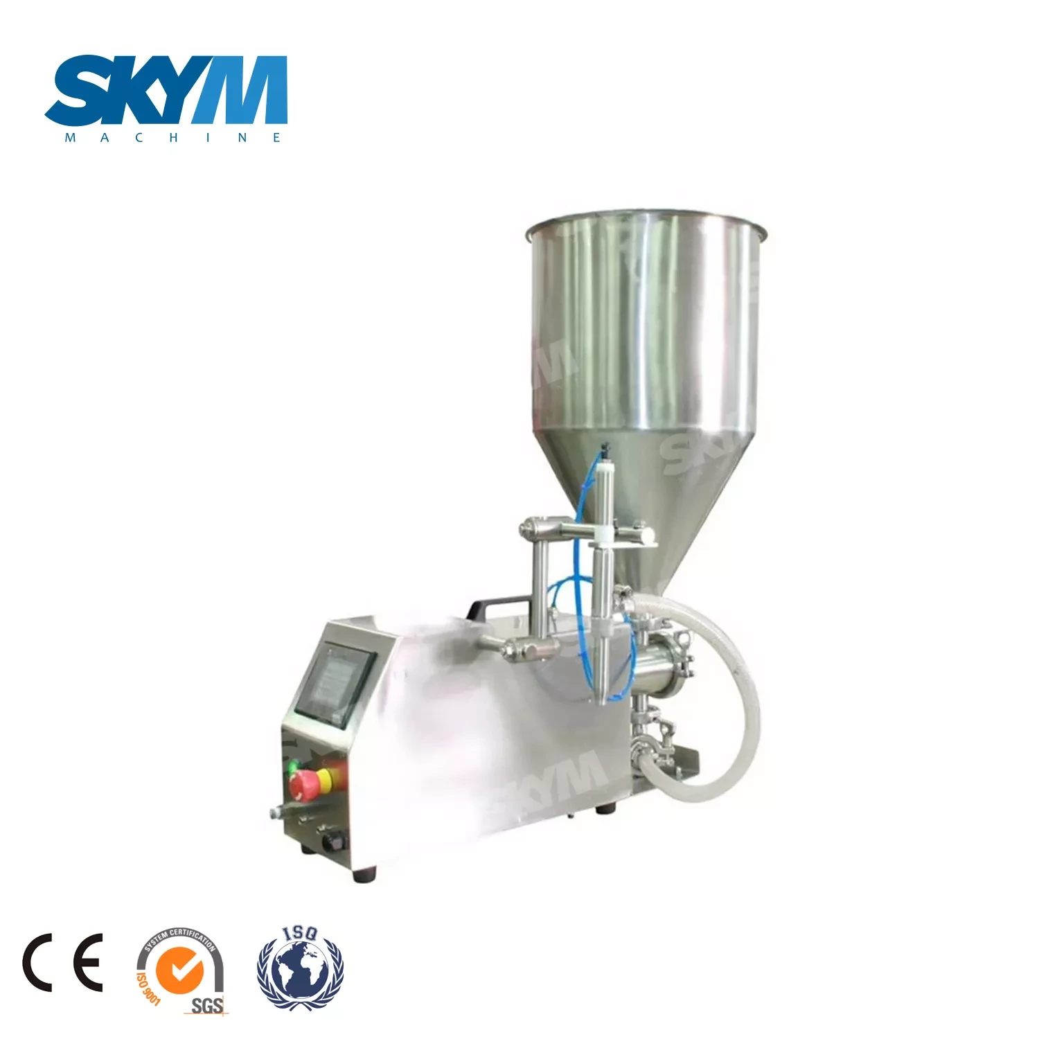 Semi-Auto Pump Vinegar Beverage Milk Bottle Pneumatic Filling Machine  1