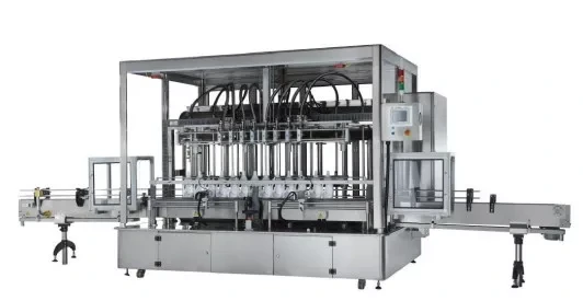 HDPE Bottle Jar Pail Rotary Pump Liquid Filling Machine 1