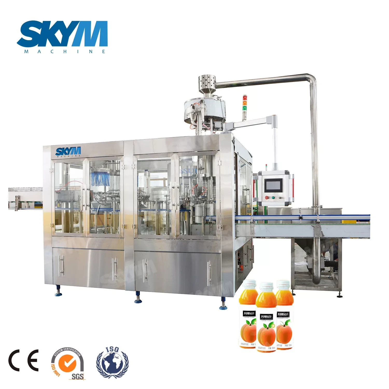 500ml Glass Bottle Aseptic Juice Beverage Filling Machine 1