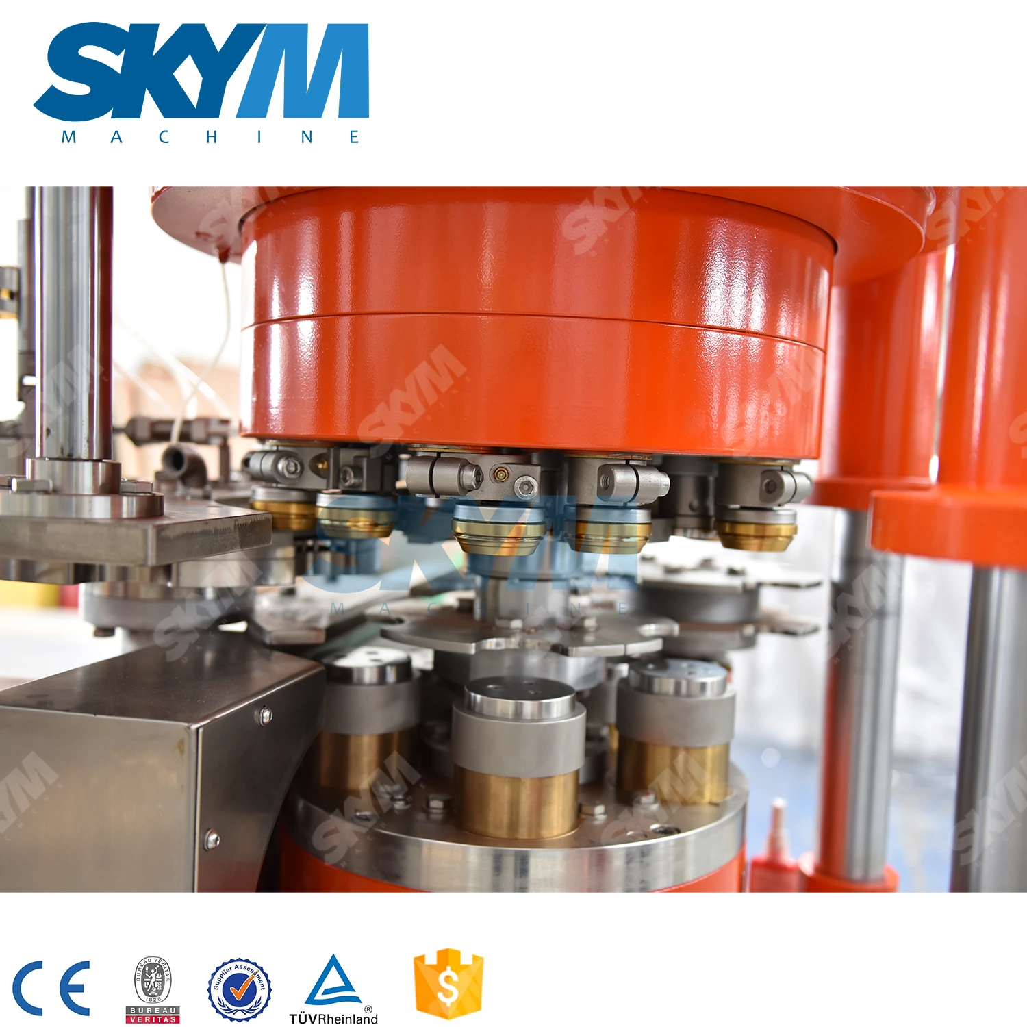 Aluminum Cans Tins Beer Carbonated Beverage Bottling Equipment 14