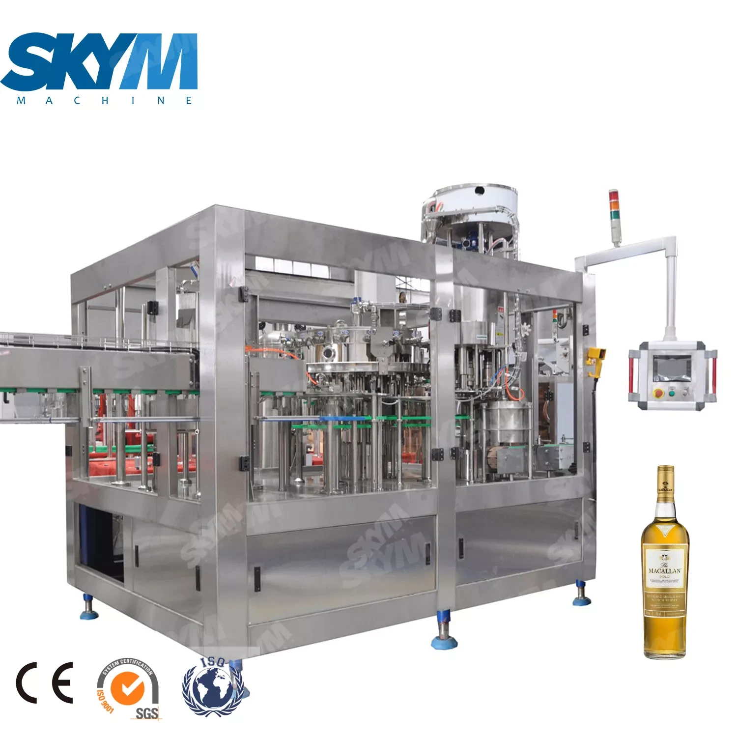 Automatic Glass Bottled Alcohol Wine Filling Machine  1