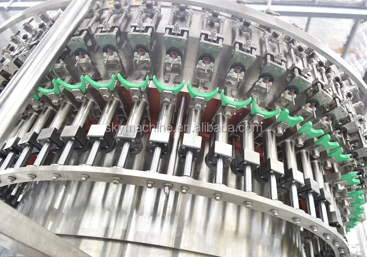 Industrial Glass Bottle Carbonated Drink Beer Filling Plant 10