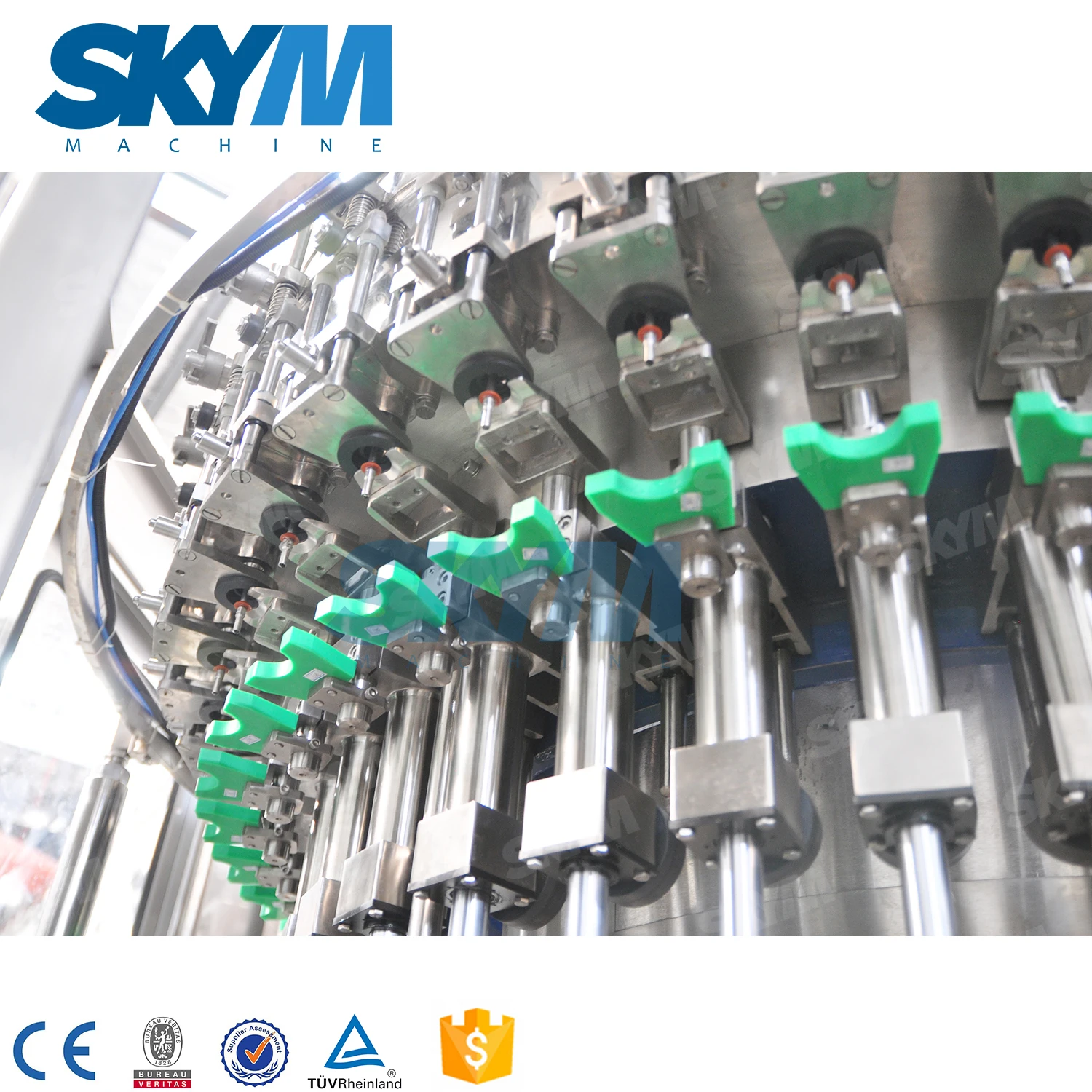 12000BPH Sparkling Water Glass Bottle Filling Machine 10