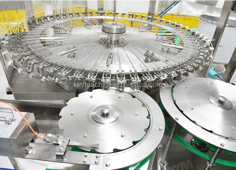 Industrial Glass Bottle Carbonated Drink Beer Filling Plant 9