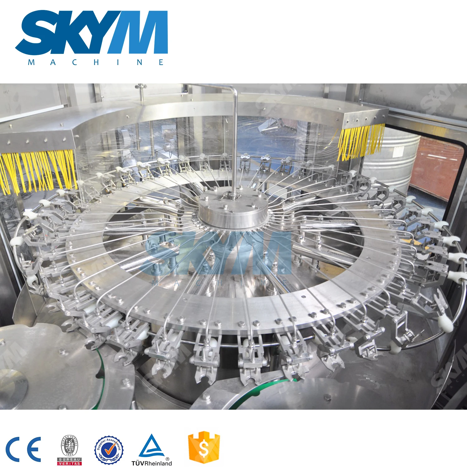 12000BPH Sparkling Water Glass Bottle Filling Machine 9