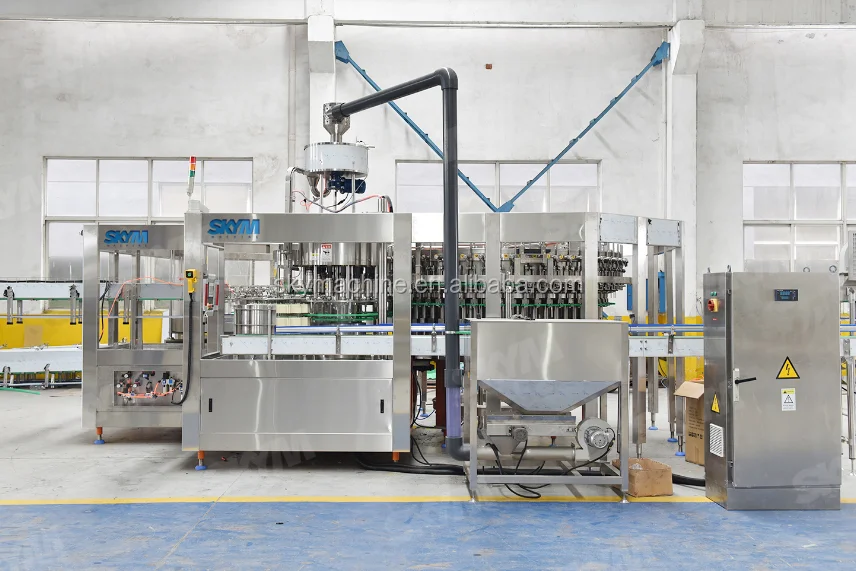  Glass Bottle Gas Added Beverage High Speed Filling Machine  11