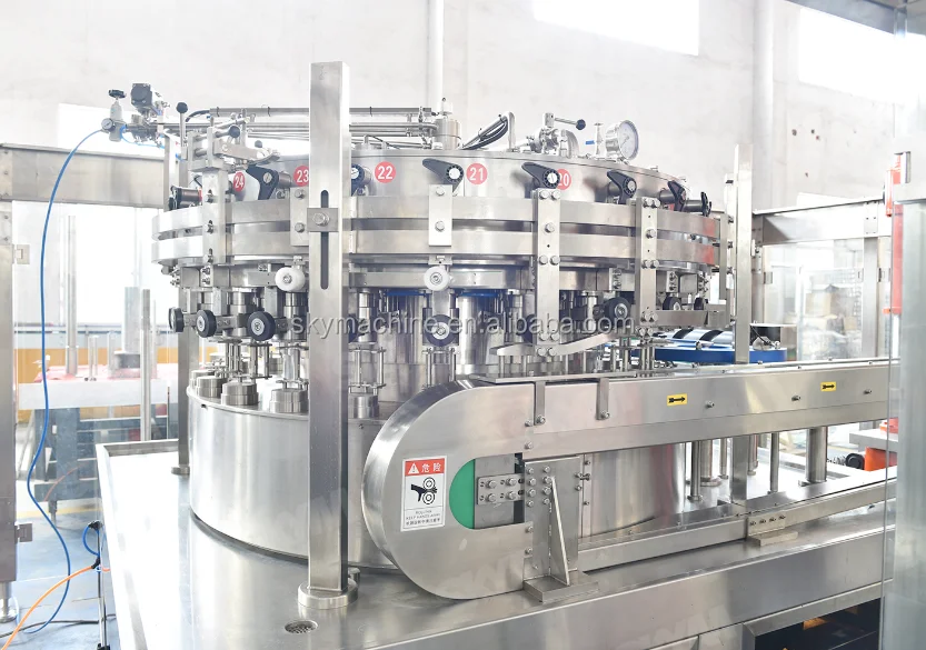 Automatic Completely Line Fruit Juice Industrial Can Filling Equipment 11