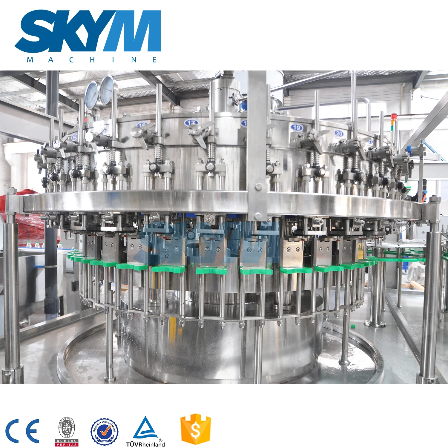 32 Heads Carbonated Drink Beverage Filling Machine 10