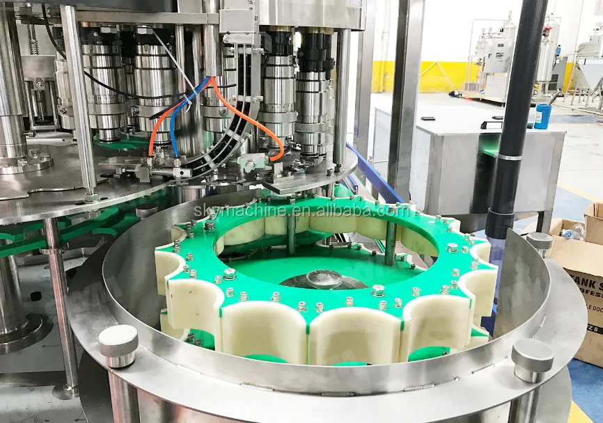 Industrial Glass Bottle Carbonated Drink Beer Filling Plant 11