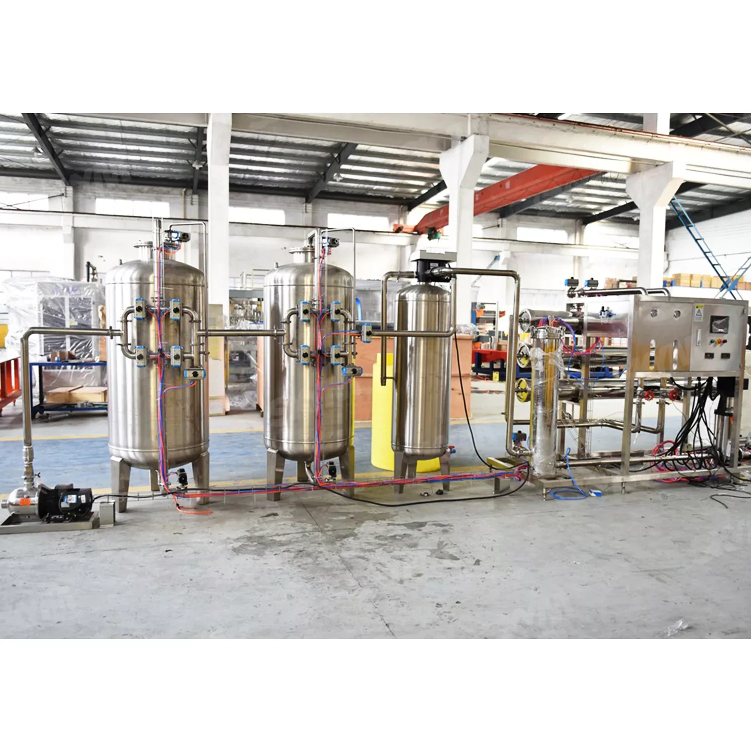 6000LPH Industrial RO UV Water Treatment Machine  1