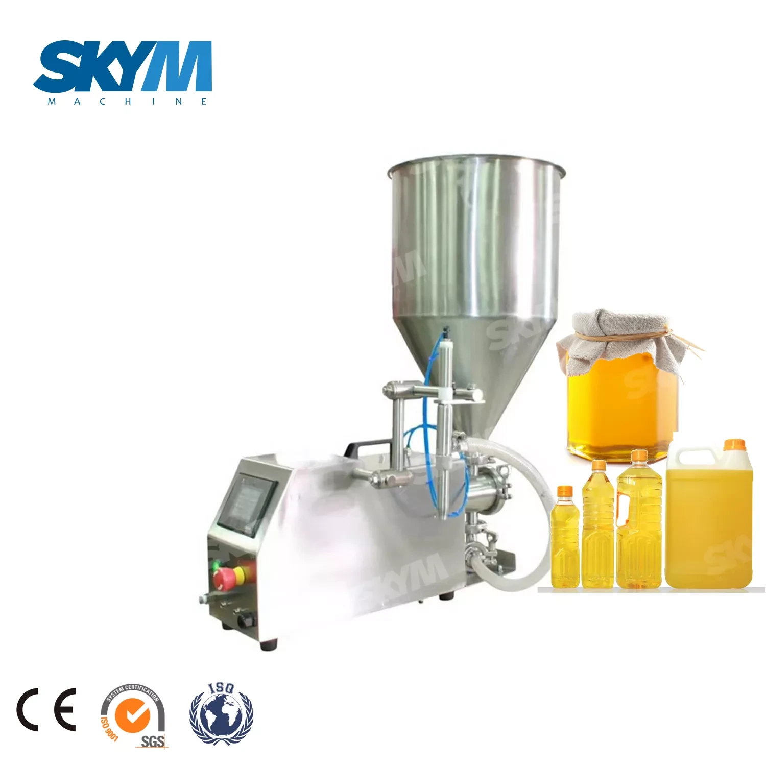 Industrial Edible Oil /honey Bottle Semi-auto Factory Filling Machines 1