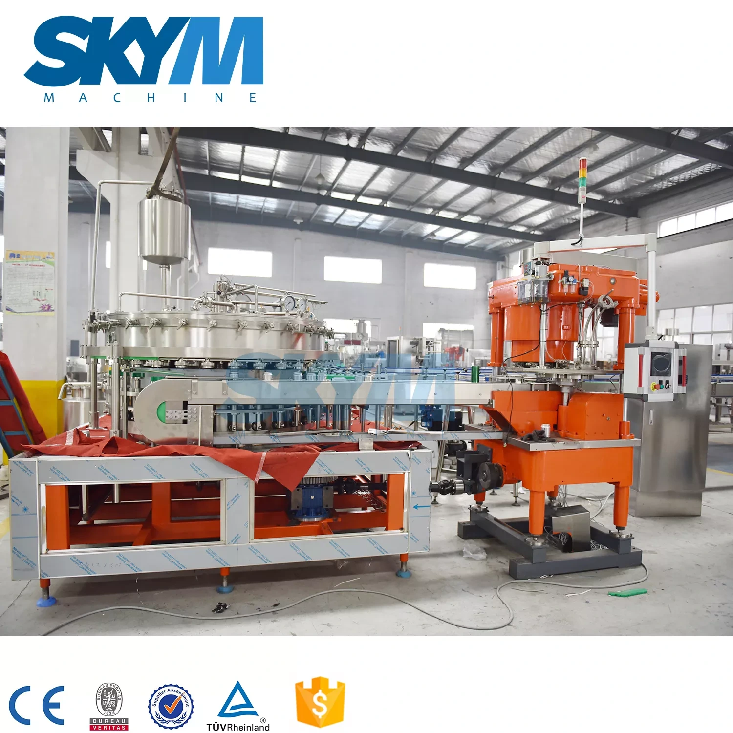 Aluminum Cans Tins Beer Carbonated Beverage Bottling Equipment 1