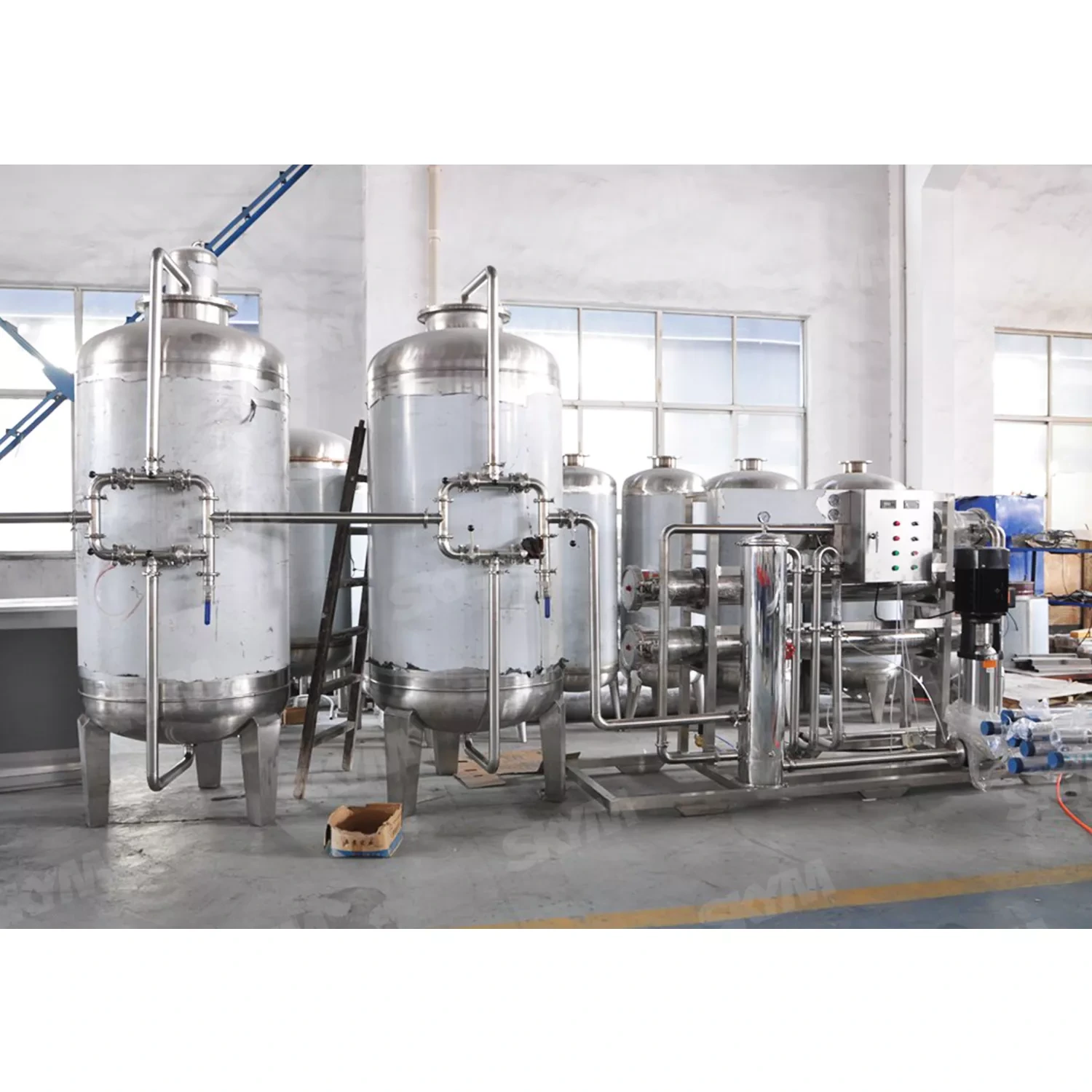 8000LPH RO Pure Water Treatment Equipment with Water Softner 1