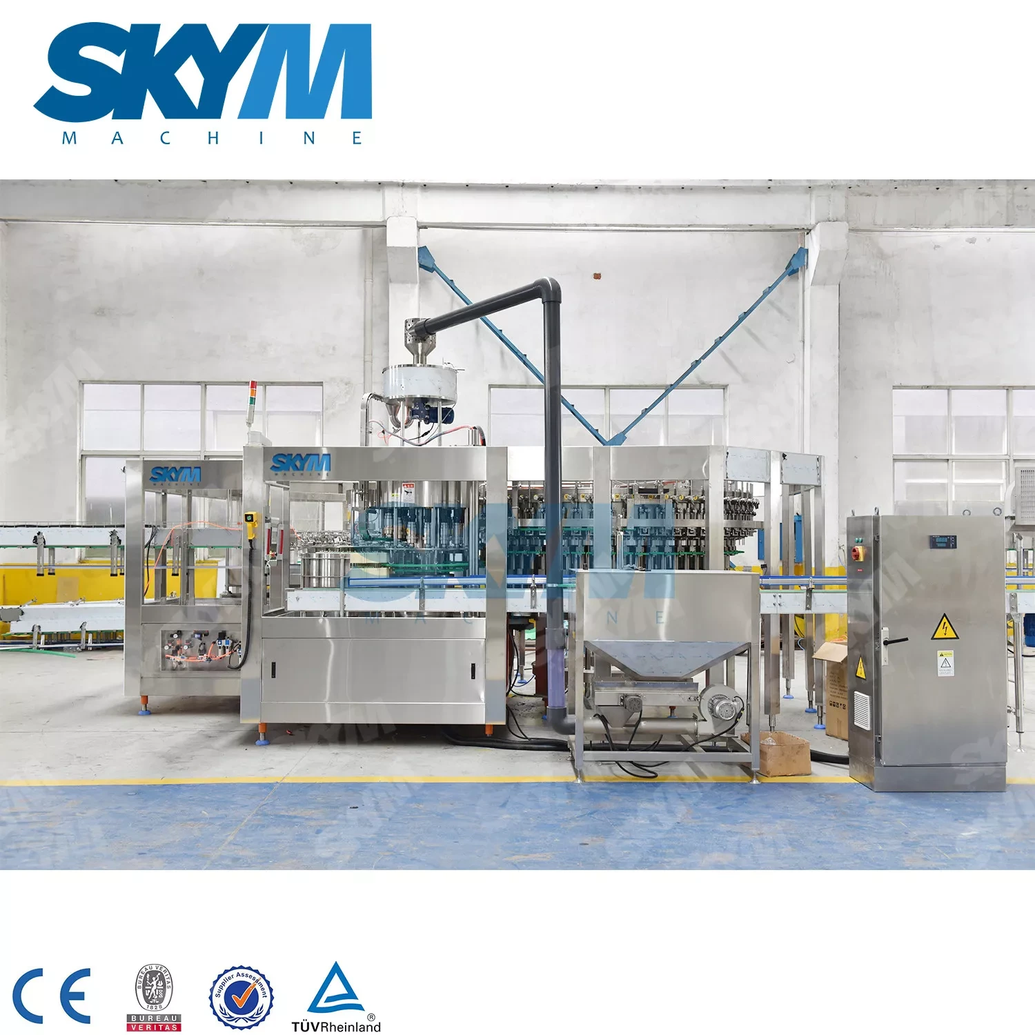  Glass Bottle Gas Added Beverage High Speed Filling Machine  1