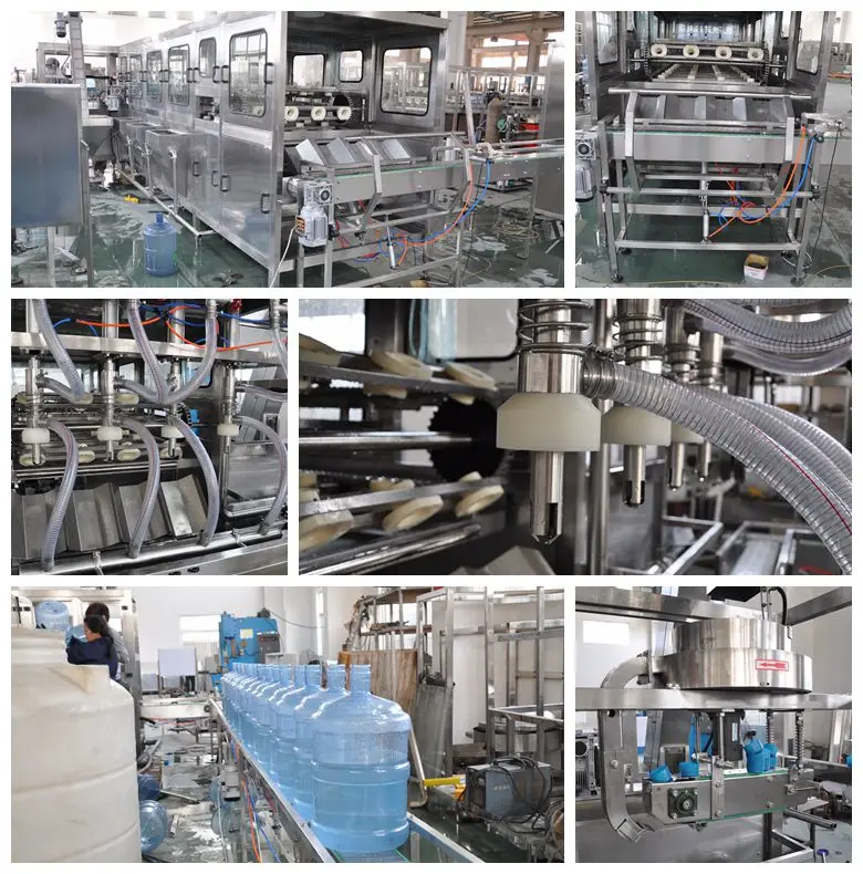 Automatic Pure Water Washing Filling Capping Machine 5 Gallon Filling Machine 9
