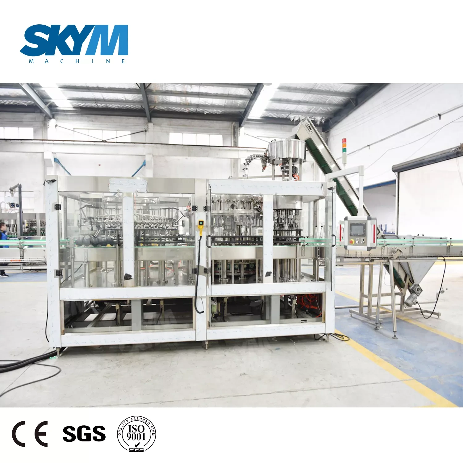 Industrial Glass Bottle Carbonated Drink Beer Filling Plant 1