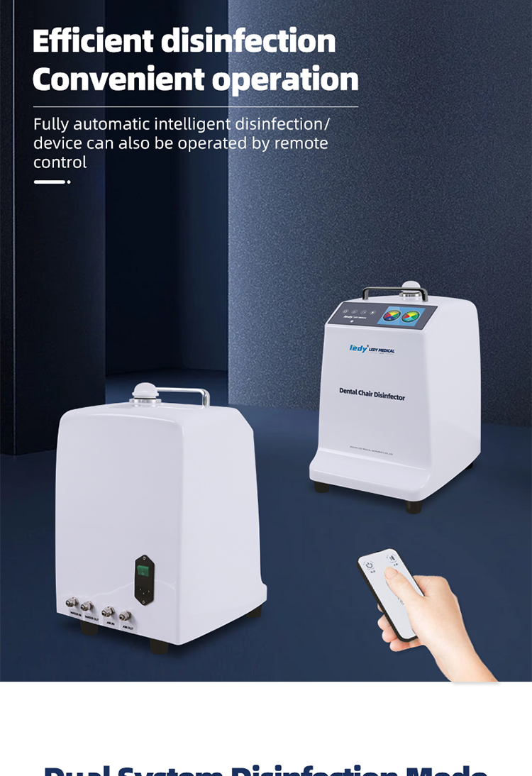 Complete New Design LD-XD-100 Automatic Dental Chair Disinfector Dental Unit Tubing Cleaning-TK Dental 10